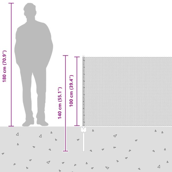 vidaXL plotové stĺpiky 11 ks U-Channel zelená 100 cm oceľ, vidaXL hexagónový plot zelený 1x100 m oceľ – Obrázok 13