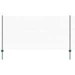 vidaXL Plotové stĺpy 11 ks U-kanál Zelené 120 cm Oceľ, vidaXL Hexagonálny plot Zelený 1.2x100 m Oceľ – Obrázok 2