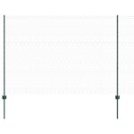 vidaXL Oplotenie Stĺpy 11 ks U-Channel Zelené 150 cm Kov, vidaXL Hexagonálne Oplotenie Zelené 1.5x100 m Kov – Obrázok 2