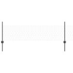 vidaXL Stĺpiky 11 ks U-Channel Sivé 60 cm Oceľové – Obrázok 2