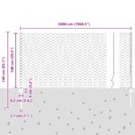 vidaXL Plotové stĺpy 22 ks U-kanál šedá 100 cm oceľ – Obrázok 11