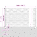 vidaXL Pletivo na stĺpy 22 ks U-kanál sivé 120 cm oceľ – Obrázok 11