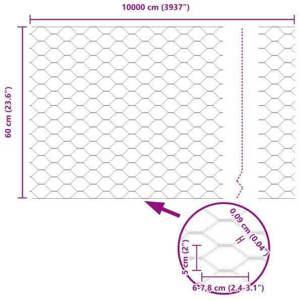 3336924_11.jpg vidaXL plôtiky 11 ks U-kanál sivé 60 cm oceľ – Obrázok 11