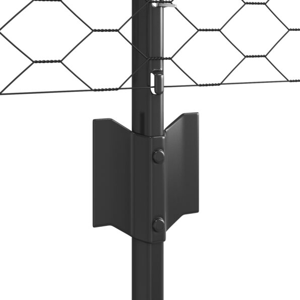 3336924_6.jpg vidaXL plôtiky 11 ks U-kanál sivé 60 cm oceľ – Obrázok 6