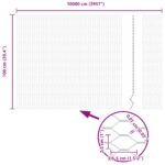 vidaXL Plotové stĺpy 22 ks U-Channel Sivé 100 cm Oceľ – Obrázok 12