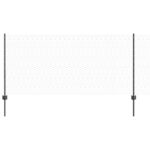 vidaXL plotové stĺpiky 22 ks U-kanál šedý 100 cm oceľ – Obrázok 2