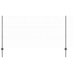 vidaXL Plotové stĺpy 22 ks U-kanál Sivý 120 cm Oceľ – Obrázok 2