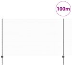 vidaXL Sivé U-Channel plotové stĺpy, 22 ks, 140 cm – Obrázok 3