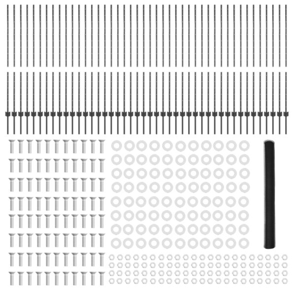 3336937_5.jpg vidaXL Sivé U-Channel plotové stĺpy, 22 ks, 140 cm – Obrázok 5