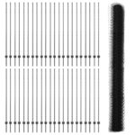 vidaXL Plotové stĺpy 22 ks U-kanál Sivý 150 cm Oceľ – Obrázok 4