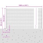 vidaXL Plotové stĺpiky 22 ks U-trubkové šedé 160 cm oceľ – Obrázok 11