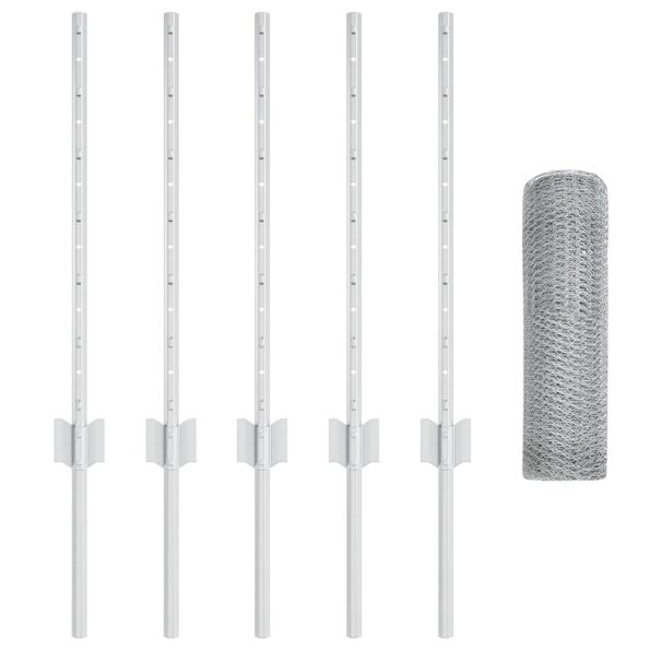 3336955_4.jpg vidaXL Pozemky 5 ks U-kanál 60 cm Pozinkovaná oceľ – Obrázok 4