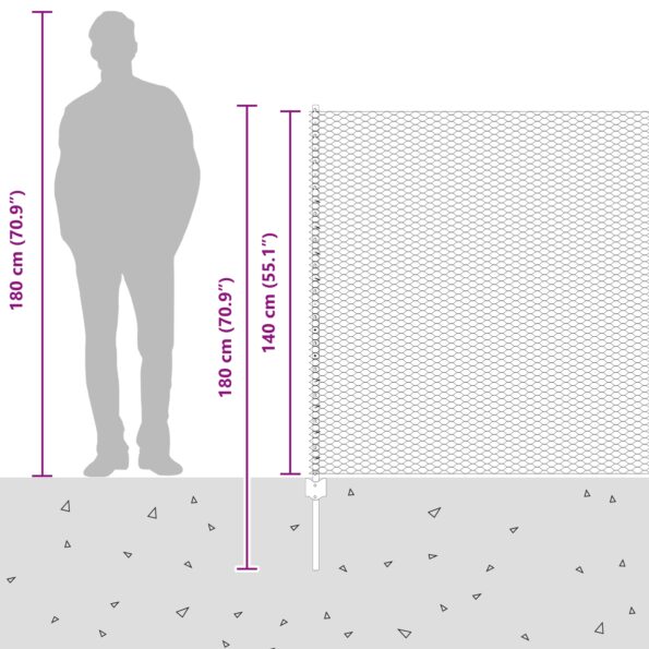 vidaXL Plotové stĺpiky 10 ks U-Channel 140 cm pozinkovaná oceľ – Obrázok 13