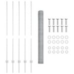 vidaXL Plotové stĺpiky 10 ks U-Channel 140 cm pozinkovaná oceľ – Obrázok 5