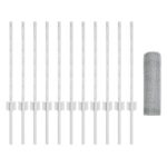 vidaXL Plotové stĺpiky 11 ks U-Channel 60 cm pozinkovaná oceľ – Obrázok 4