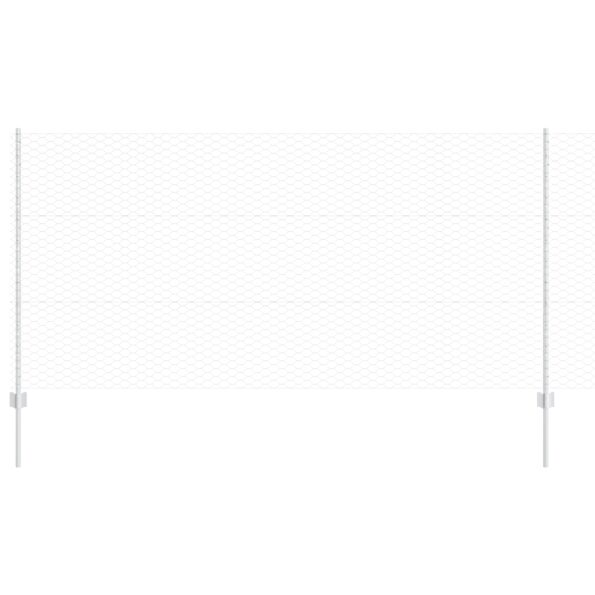vidaXL Záhradný plot Sada 2 Pozinkovaná oceľ 25 x 1.2 m Trvácne – Obrázok 2