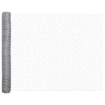 vidaXL Záhradný plot Súprava 2 ks Galvanizovaná oceľ 25 x 1.2 m Odolný – Obrázok 6