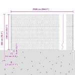 vidaXL Sada hexagónového plota Sada 2 Pozinkovaná oceľ 25 x 1.5 m Odolná – Obrázok 11