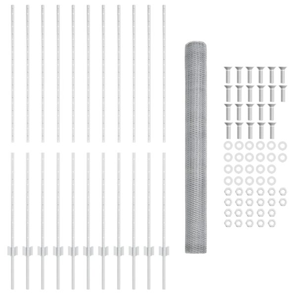 3337014_5.jpg vidaXL Plotové stĺpy 22 ks U-Channel 160 cm pozinkovaná oceľ – Obrázok 5