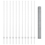 vidaXL Plotové stĺpy 22 ks U-Channel 160 cm pozinkovaná oceľ – Obrázok 4