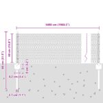 vidaXL Plotové stĺpy 11 ks U-kanál 40 cm Pozinkovaná oceľ – Obrázok 10