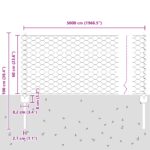 vidaXL Plotové stĺpy 11 ks U-kanál 60 cm pozinkovaná oceľ – Obrázok 10