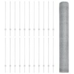 vidaXL Plotové stĺpy 22 ks U-Channel 120 cm z pozinkovanej ocele – Obrázok 4