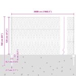 vidaXL Plotové stĺpy 22 ks U-Channel 120 cm pozinkovaná oceľ – Obrázok 11