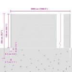 vidaXL Stĺpiky plotu 22 ks U-kanál 150 cm Pozinkovaná oceľ – Obrázok 11