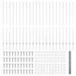 vidaXL plotové stĺpiky 22 ks U-Channel 150 cm pozinkovaná oceľ – Obrázok 5