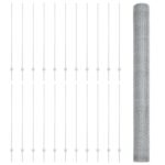 vidaXL Plotové stĺpy 22 ks U-Channel 160 cm z pozinkovanej ocele – Obrázok 4