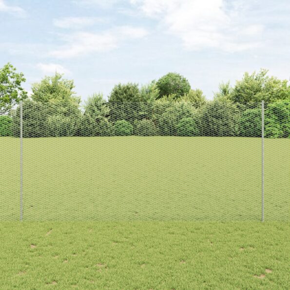 3337052_1.jpg vidaXL Plotové stĺpy 22 ks U-kanál 160 cm pozinkovaná oceľ – Obrázok 1