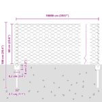 vidaXL Plotové stĺpiky 11 ks U-kanál 60 cm galvanizovaná oceľ – Obrázok 10