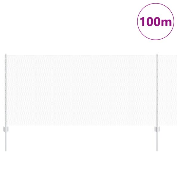 vidaXL Plotové stĺpy 22 ks U-kanál 100 cm žiarovo pozinkovaná oceľ – Obrázok 3