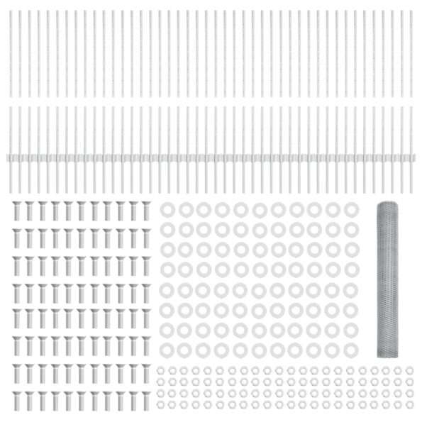 vidaXL Plotové stĺpy 22 ks U-kanál 100 cm žiarovo pozinkovaná oceľ – Obrázok 5