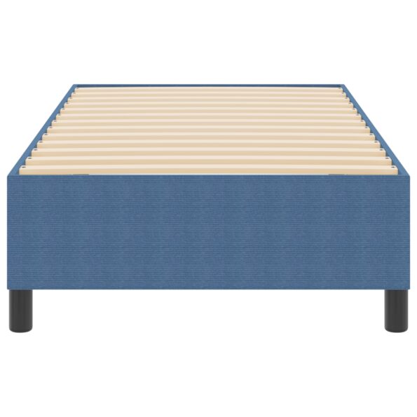 vidaXL Box Spring Posteľ Modrá 80x200 cm Zamatová Tkanina – Obrázok 6