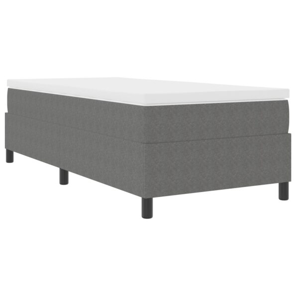 3337382_3.jpg vidaXL Box Spring Posteľ Svetlosivá Jednolôžková Manšestr – Obrázok 3