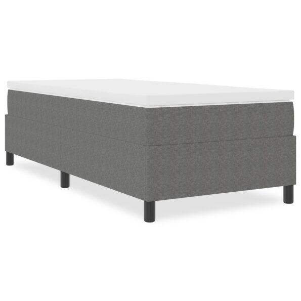 3337382_4.jpg vidaXL Box Spring Posteľ Svetlosivá Jednolôžková Manšestr – Obrázok 4