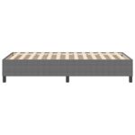 vidaXL Box Spring Posteľ Svetlosivá Jednolôžková Manšestr – Obrázok 7