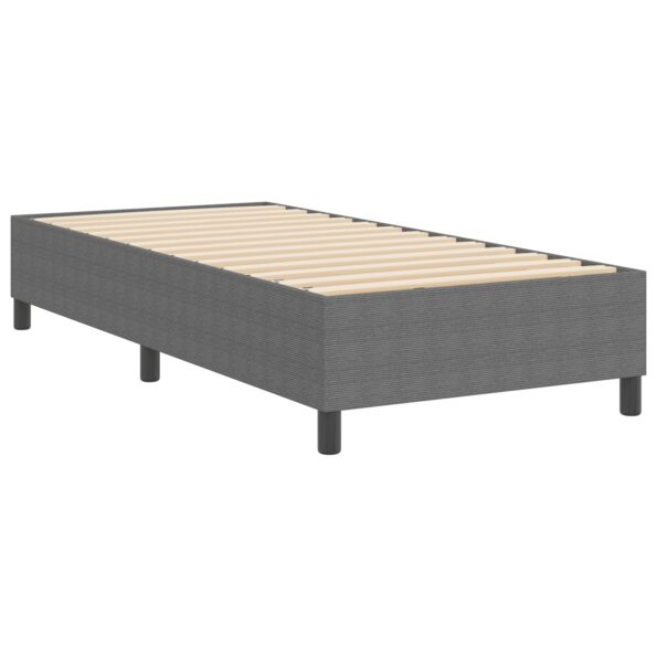 3337382_8.jpg vidaXL Box Spring Posteľ Svetlosivá Jednolôžková Manšestr – Obrázok 8