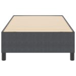 vidaXL Box Spring Posteľ Tmavo Šedá Singel Manšestr – Obrázok 6