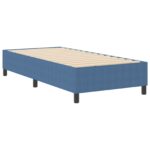 vidaXL Box Spring Posteľ Modrá 90x200 cm Manšestr – Obrázok 2
