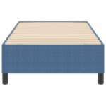 vidaXL Box Spring Posteľ Modrá 90x200 cm Manšestr – Obrázok 6