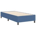vidaXL Box Spring Posteľ Modrá 90x200 cm Manšestr – Obrázok 8