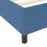 vidaXL Box Spring Posteľ Modrá 90x200 cm Manšestr – Obrázok 9