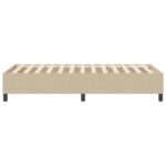 vidaXL Postel s boxovací pružinou Svetlozelená Šedá 100x200 cm Velvetová tkanina – Obrázok 7