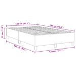 vidaXL Box Spring Posteľ Svetlo Zelená Šedá Malá Dvojnásobná Zamatová Tkanina – Obrázok 10