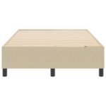 vidaXL Box Spring Posteľ Svetlo Zelená Šedá Malá Dvojnásobná Zamatová Tkanina – Obrázok 6