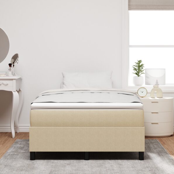 3337406_5.jpg vidaXL Posteľ s pružinou Svetlozelená Šedá 120x200 cm Manšestr – Obrázok 5