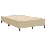 vidaXL Posteľ s pružinou Svetlozelená Šedá 120x200 cm Manšestr – Obrázok 8